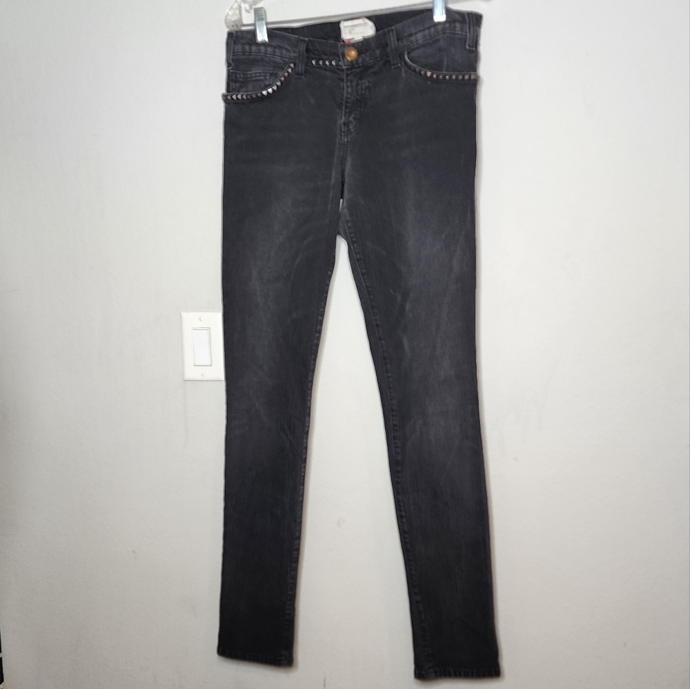 Current/Elliot‎ midnight w/studs skinny jeans